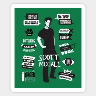 Scott Mccall Teen Wolf Quotes Sticker